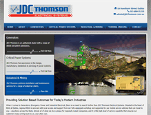 Tablet Screenshot of jdc-thomson.com.au